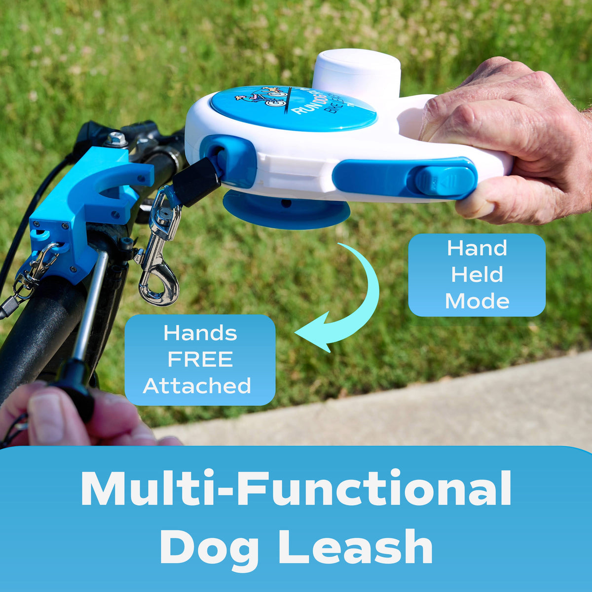 Hands-Free Retractable Dog Leash Attachment For Bicycles Now Available